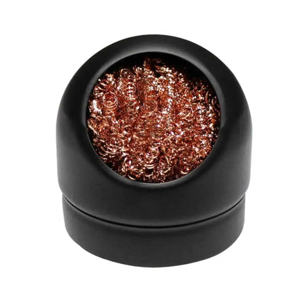 TS101 Soldering Iron Tip KIT Cleaner Desoldering Cleaning Ball Welding Mesh Filter Metal Wire Stand Steel Ball Tin Remover Tools Leedoar