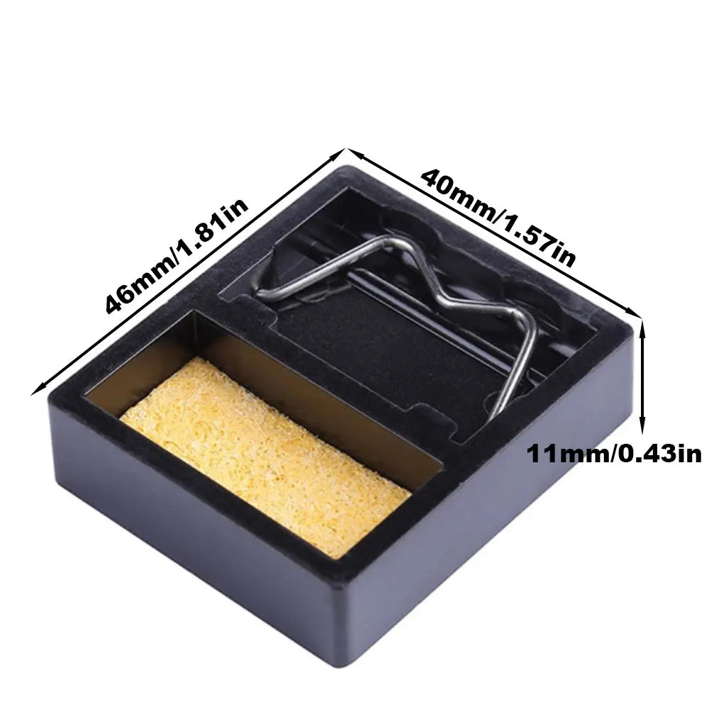 TS101 Soldering Iron Tip KIT Cleaner Desoldering Cleaning Ball Welding Mesh Filter Metal Wire Stand Steel Ball Tin Remover Tools Leedoar
