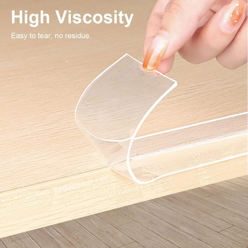 Table Edge Guard Tape Furniture Corner Protective Strip Self Adhesive Transparent Kids Collision Proof Soft Bumper Baby Safety