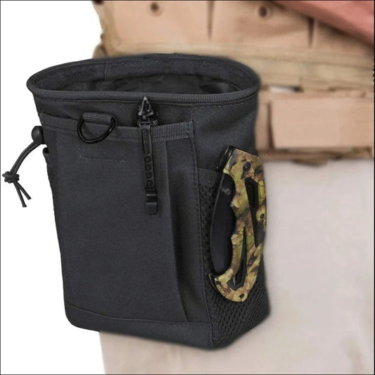 Bolsa táctica para volcar, bolsa para cargadores, accesorios para pistolas de Airsoft para caza, bolsa para artículos diversos, bolsa portátil para recuperación de munición Molle, mochila 