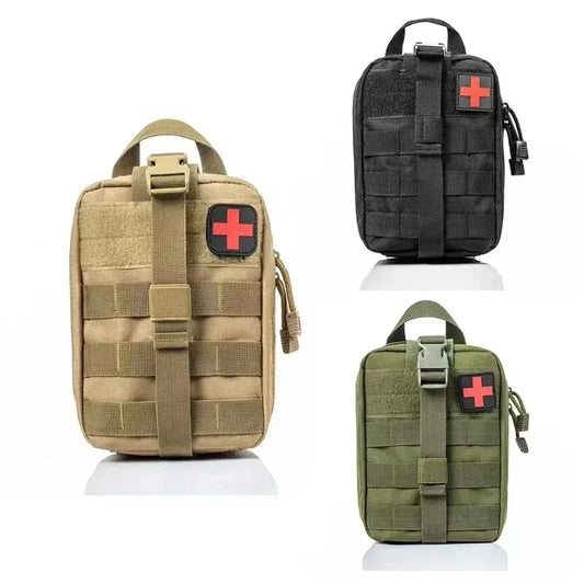 Kits de primeiros socorros táticos Bolsa médica Emergência Ao ar livre Caça Carro Camping Molle Ferramenta de sobrevivência EDC Bolsa Organizador 