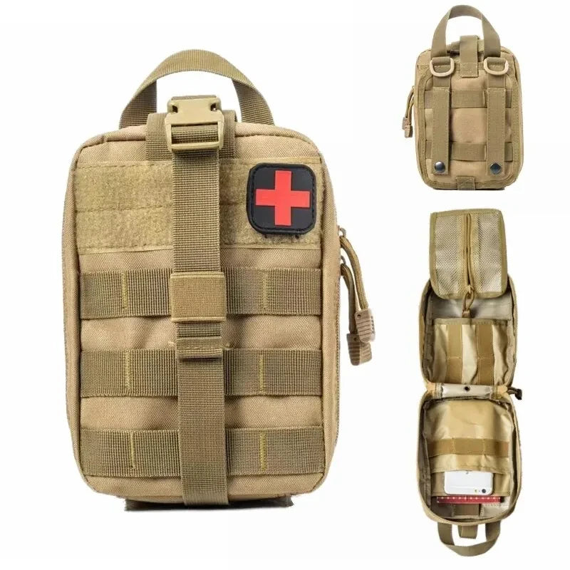 Tactical First Aid Kits Medical Bag Emergency Outdoor Hunting Car Camping Molle Survival Tool EDC Pouch Organizer Leedoar