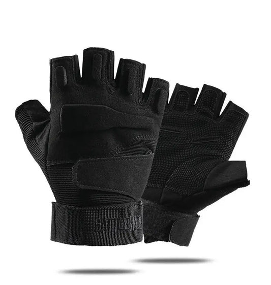 Tactical Gloves Black Hawk Tactical Army Fans Outdoor Anti Cutting Sports Protection Anti Slip Motorcycle Riding Men and Women H Leedoar