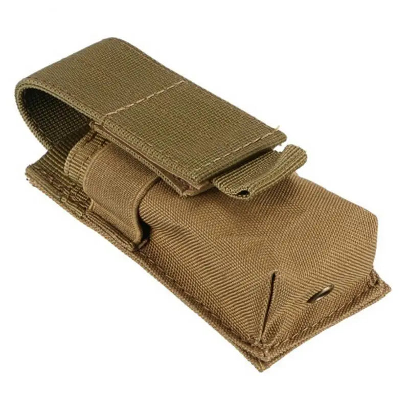 Bolsa tática para lanterna Molle, suporte para tocha, bolsa para carregador único, coldre para faca, M5, EDC, 9 mm, bolsa de cintura para caça ao ar livre 