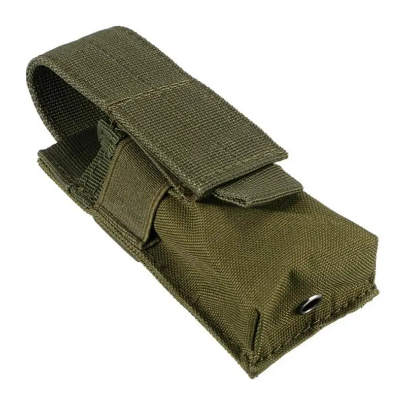 Bolsa táctica Molle para linterna, soporte para linterna, bolsa para cargador individual, funda para cuchillo, M5, EDC, 9 mm, riñonera para caza al aire libre 