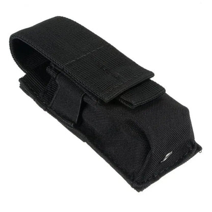 Bolsa táctica Molle para linterna, soporte para linterna, bolsa para cargador individual, funda para cuchillo, M5, EDC, 9 mm, riñonera para caza al aire libre 