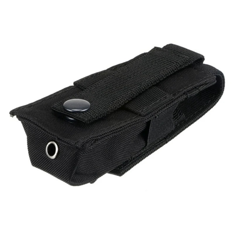 Bolsa táctica Molle para linterna, soporte para linterna, bolsa para cargador individual, funda para cuchillo, M5, EDC, 9 mm, riñonera para caza al aire libre 