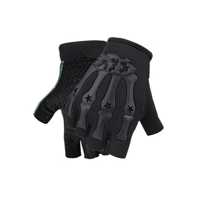 Tactical Riding Fingerless Gloves Non-slip Half Finger Gloves for Motorcycle Cycling Climbing Hiking Hunting Outdoor Sports Leedoar