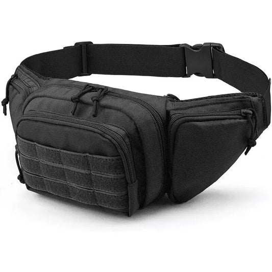 Riñonera táctica de nailon para hombre, bolsa para el cuerpo, para senderismo, deportes al aire libre, color verde militar, para caza, escalada, acampada, cinturón, bolsas de Airsoft 