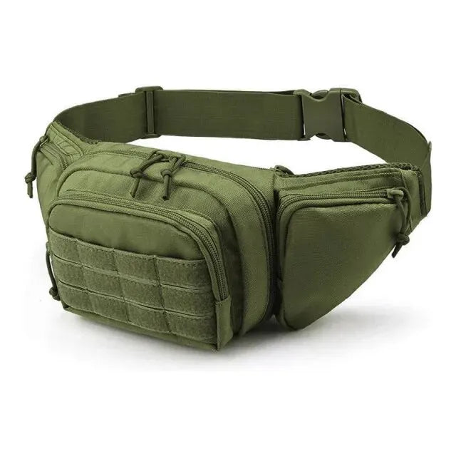 Tactical Waist Pack Nylon Bodypack Hiking Phone Pouch Outdoor Sports Armygreen Men Hunting Climbing Camping Belt Cs Airsoft Bags Leedoar