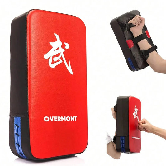 Taekwondo Kick Pad Punching Bag Boxing Pad Sand Bag PU Leather Fitness Training Striking Target Equipment Curved Kick Shield Leedoar