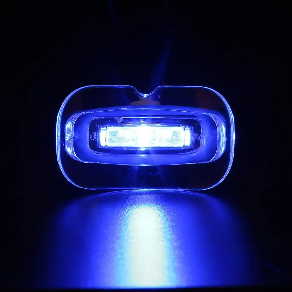 Teeth Whitener LED Light Teeth Whitening Blue Light UV Light Laser Lamp Tool Tooth Beauty Health No Sensitivity Battery Powered Leedoar