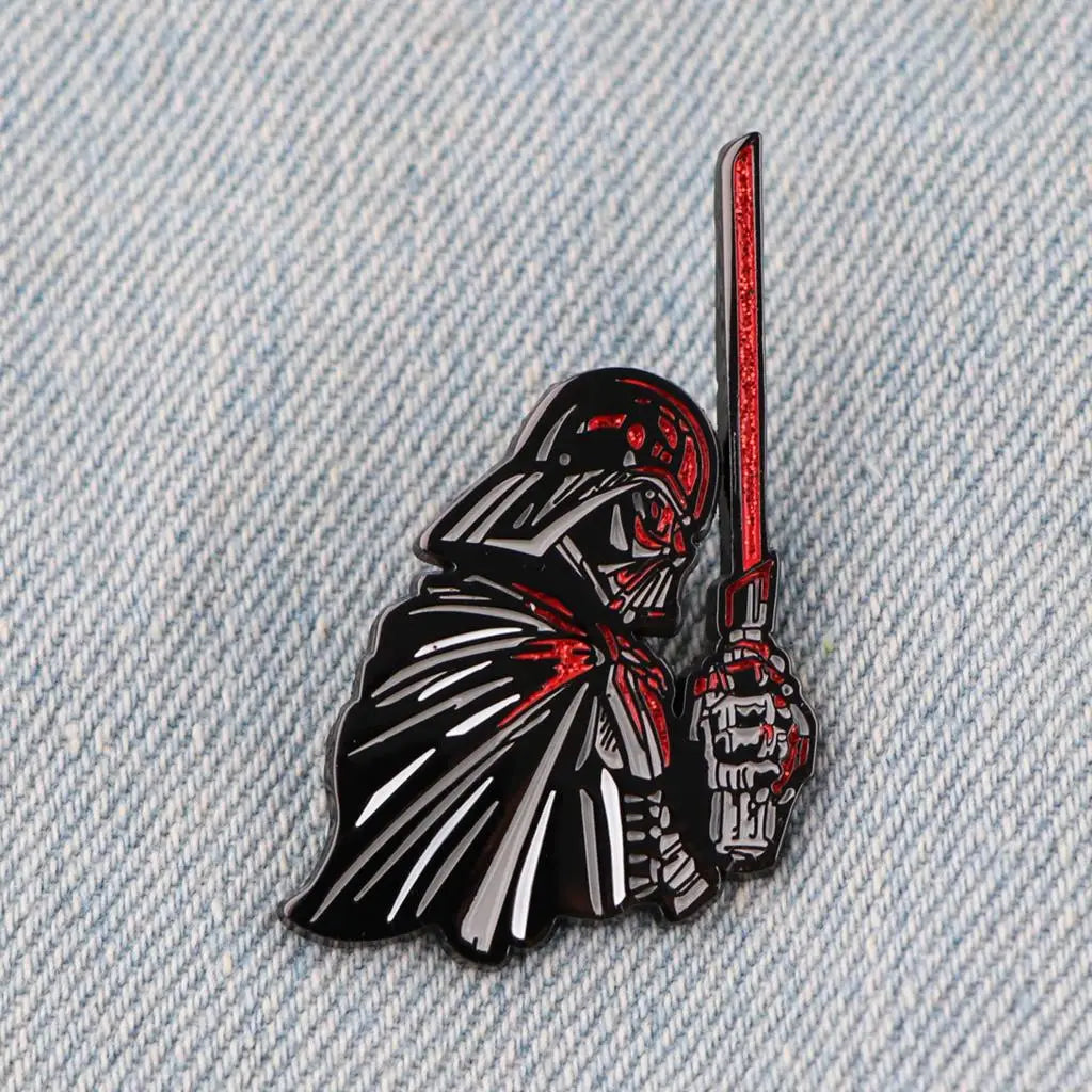 Pin de esmalte de The Mandalorian, alfileres de solapa de dibujos animados para mochilas, broches para mujeres, insignias para mochilas, joyas, regalo al por mayor 