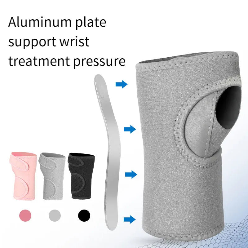 The New Tendon Sheath Wrist Guard Fixed Wrist Strap Breathable Adjustable Anti-sprain Fixed Sleeve Wrist Steel Plate Wrist Guard Leedoar