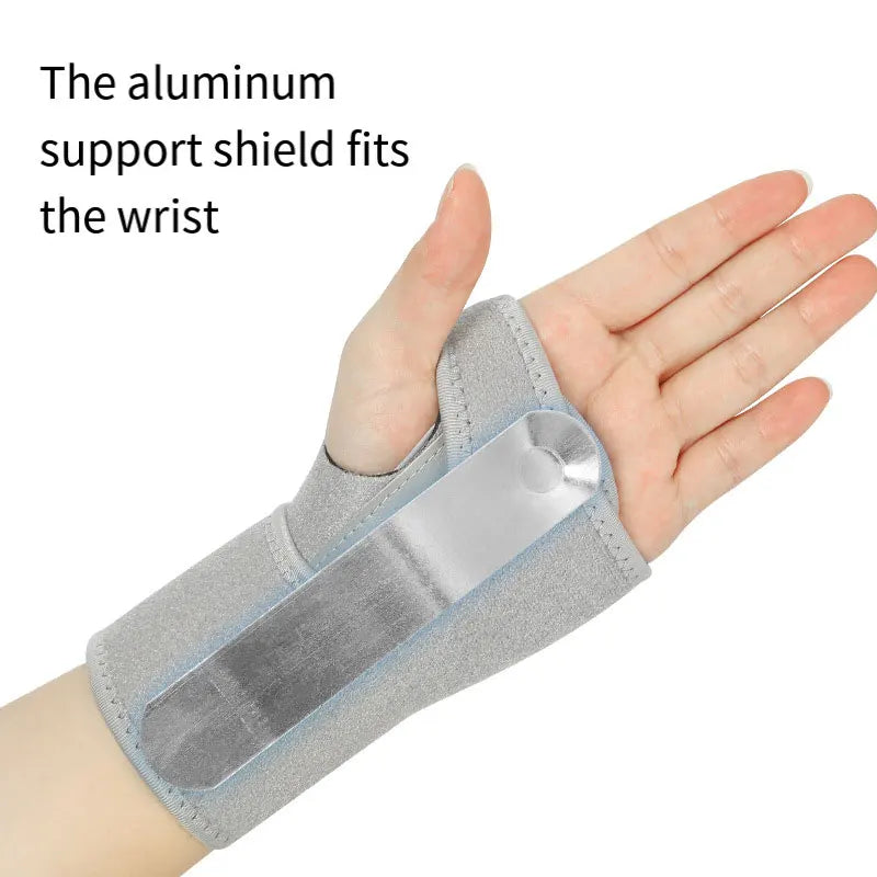 The New Tendon Sheath Wrist Guard Fixed Wrist Strap Breathable Adjustable Anti-sprain Fixed Sleeve Wrist Steel Plate Wrist Guard Leedoar