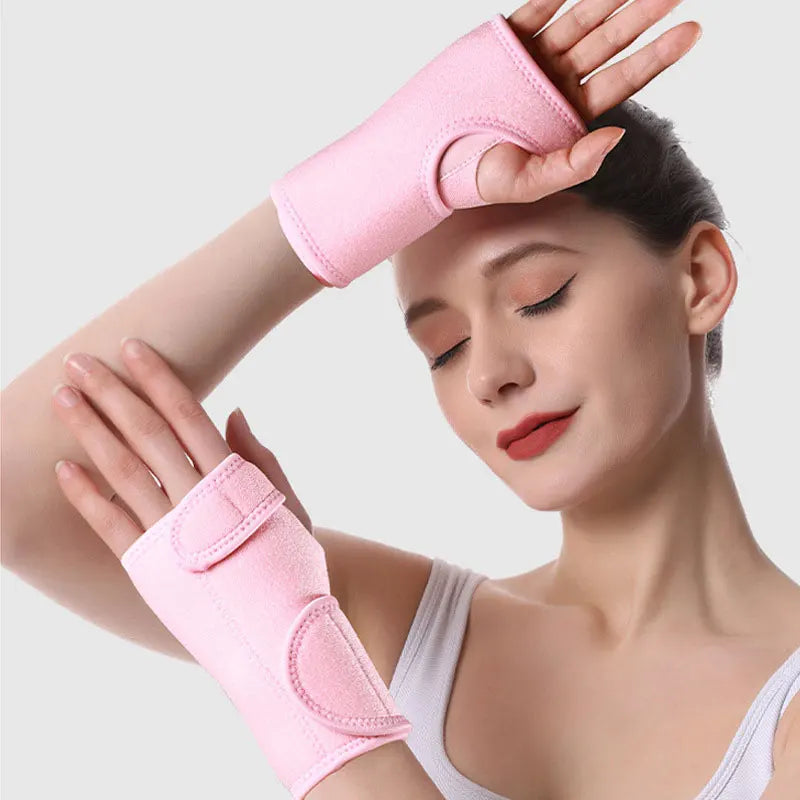 The New Tendon Sheath Wrist Guard Fixed Wrist Strap Breathable Adjustable Anti-sprain Fixed Sleeve Wrist Steel Plate Wrist Guard Leedoar