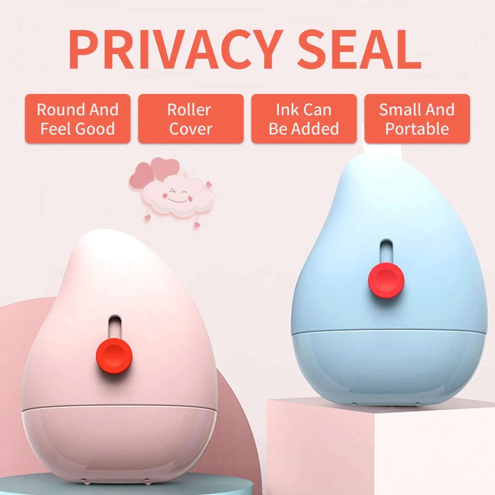 Theft Protection Roller Stamp for Privacy Confidential Data Guard Your Security Stamp Roller Privacy Seal Roller Theft Protect Leedoar