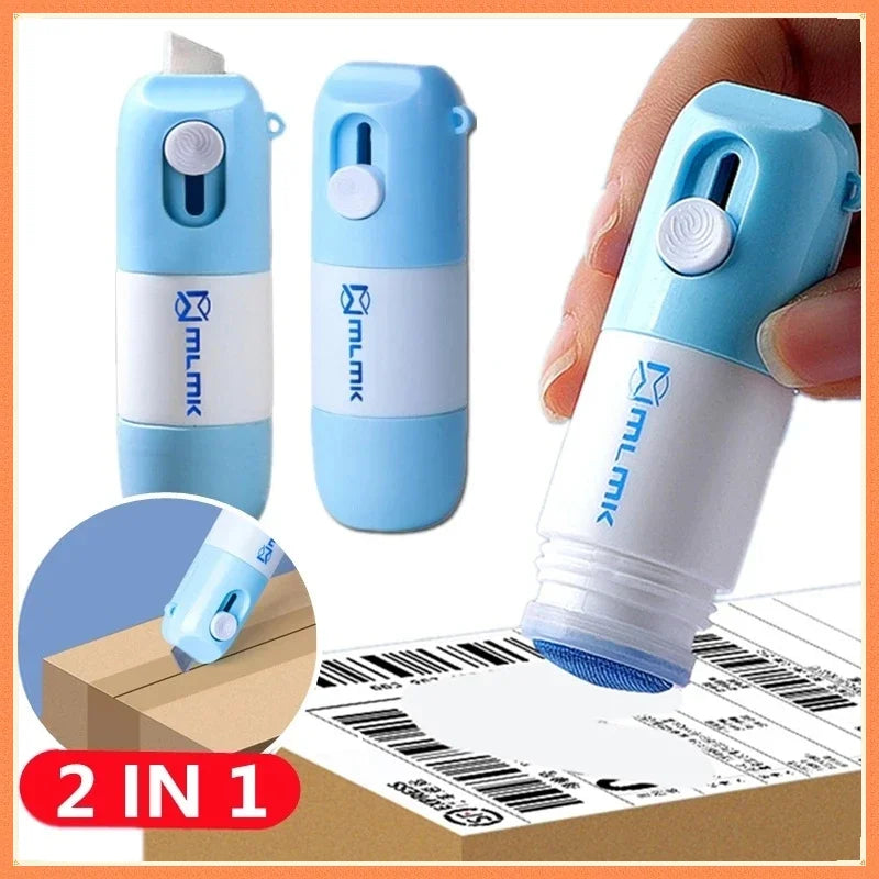 Thermal Paper Easer Mail Opener 2 in 1 Correction Fluid with Knife Anti Peep Identity Information Privacy Protector Eraser Leedoar