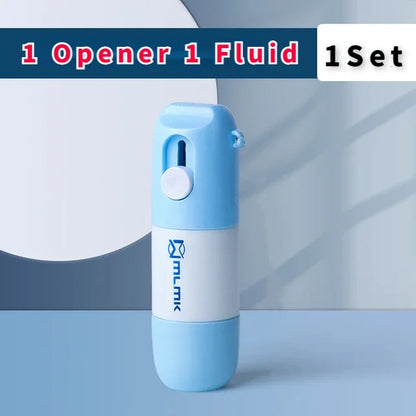 Thermal Paper Easer Mail Opener 2 in 1 Correction Fluid with Knife Anti Peep Identity Information Privacy Protector Eraser Leedoar