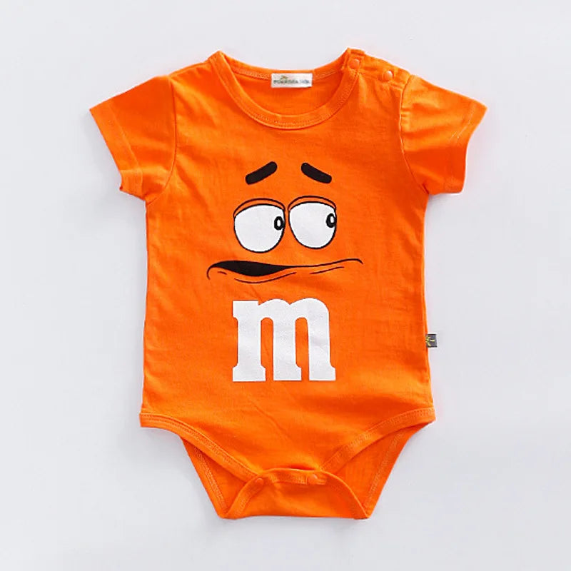 Thin Cotton 3-24M Newborn Short Sleeve Romper Clothing Infant Baby Girls Boys Fashion Cute Jumpsuit Clothes Leedoar