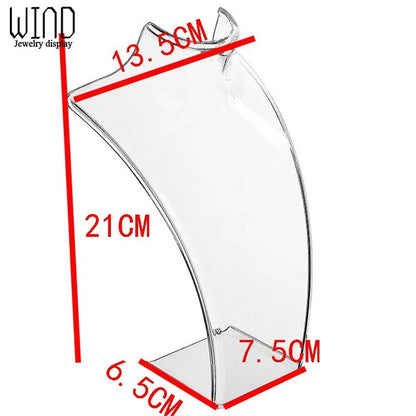 Three Colors 20*13.5*7.5CM Mannequin Necklace Jewelry Pendant Display Stand Holder Show Decorate Jewelry Display Shelf Leedoar