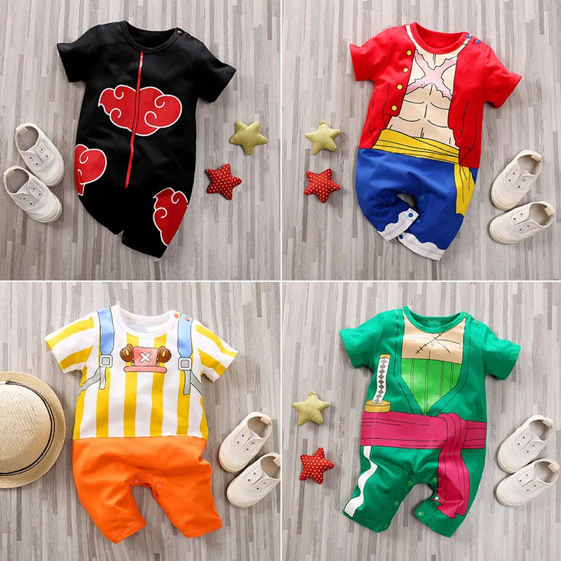 Toddler Anime Cosplay Dragon DBZ Costume Baby Boy Girl Romper Kid Demon Slayer Baby Clothes Newborn Onesie Jumpsuit 0-18 Months Leedoar