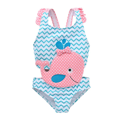 Toddler Infant Baby Girls Swimwear Watermelon Swimsuit Swimming Beach Bathing Bikini Cute Summer One-Piece Swimming Baby Overall Leedoar