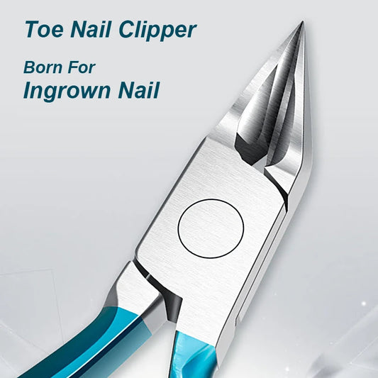 Toe Nail Clipper For Ingrown Or Thick Toenails Toenails Trimmer Professional Podiatrist Toenail Nipper With Stainless Steel Supe Leedoar