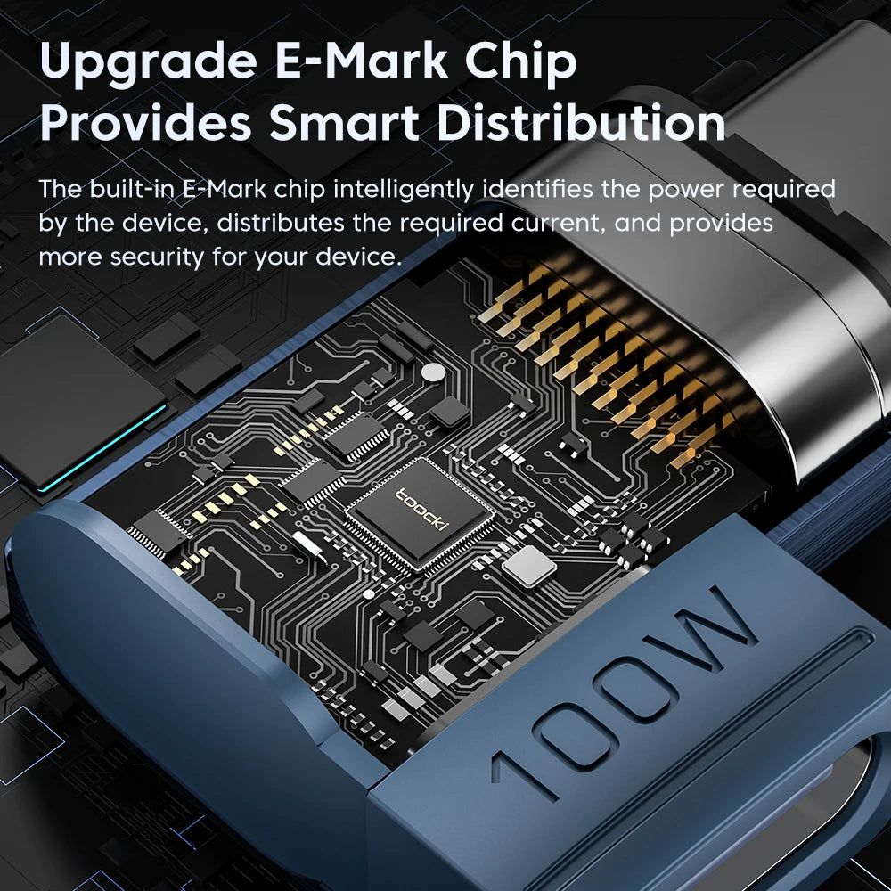 Toocki USB3.0 USB C to Type C Magnetic OTG Adapter PD 100W Fast Charging 5Gbps Data OTG Converter for Macbook iPhone 15 Leedoar