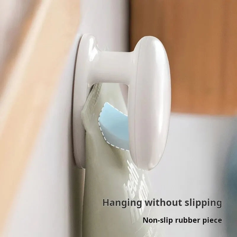 Toothpaste Shelf No-Punch Wall Mounted Cleanser Squeezer Bathroom Bathroom Wall Organizer Clip Leedoar