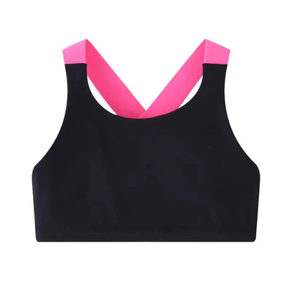 Training Children Girl Bra Underwear Puberty Girls Children Tops Solid Kids Underwear Bra Vest Children Teenage Clothing 5-13Y Leedoar