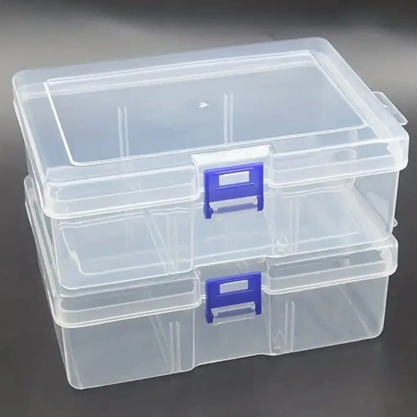 Transparent Plastic Storage Boxes For Jewelry Hardware Accessories Small Items DIY Crafts Cosmetics Leedoar