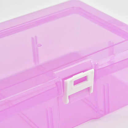 Transparent Plastic Storage Boxes For Jewelry Hardware Accessories Small Items DIY Crafts Cosmetics Leedoar