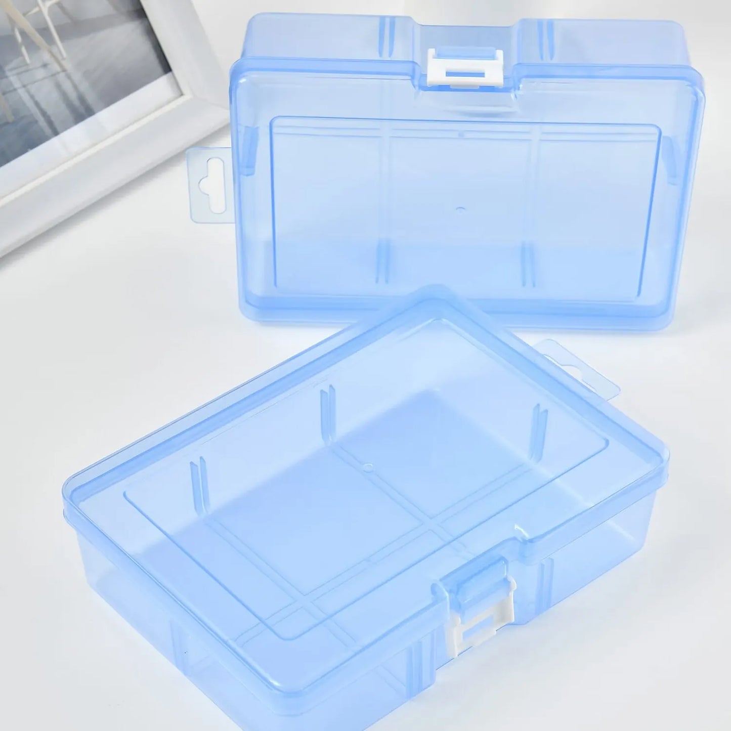 Transparent Plastic Storage Boxes For Jewelry Hardware Accessories Small Items DIY Crafts Cosmetics Leedoar