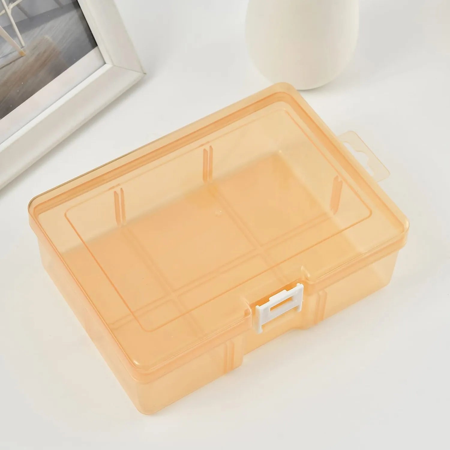 Transparent Plastic Storage Boxes For Jewelry Hardware Accessories Small Items DIY Crafts Cosmetics Leedoar