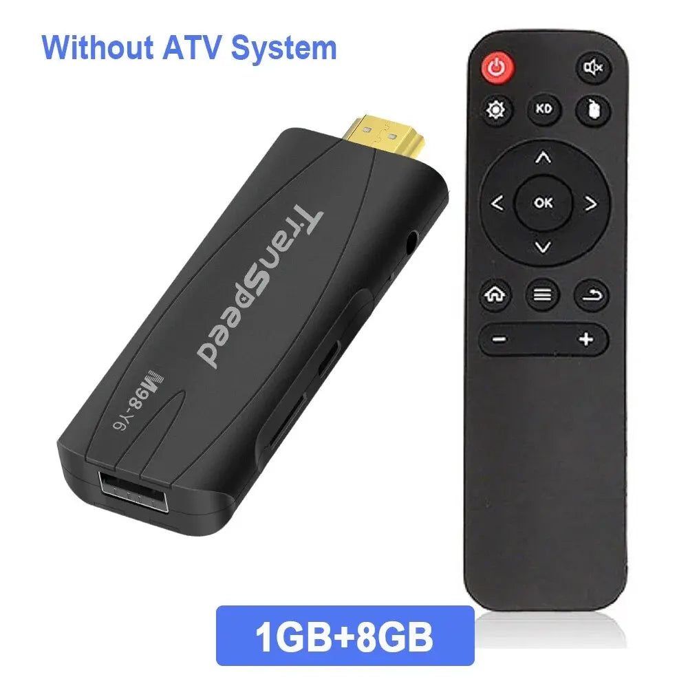 Transpeed TV Stick Android 13 ATV With TV App 4K 3D TV Box 2.4G&5G Voice Assistant Control Leedoar