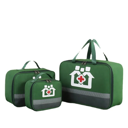 Botiquín de primeros auxilios portátil para viajes, bolsa para pastillas para acampar al aire libre, bolsa para guardar medicamentos, estuche médico de emergencia familiar, accesorios y suministros 