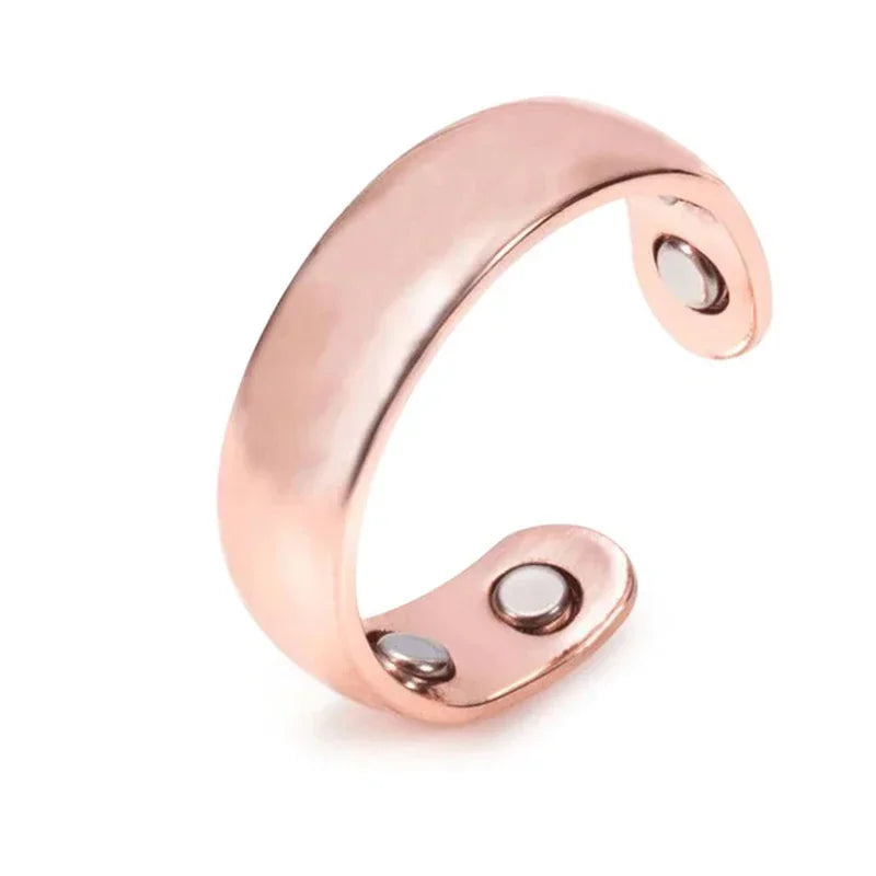 Anillos de terapia magnética punk de moda para bajar de peso para mujeres y hombres, anillo antirronquidos, adelgazante, quemagrasas, joyería para el cuidado de la salud 