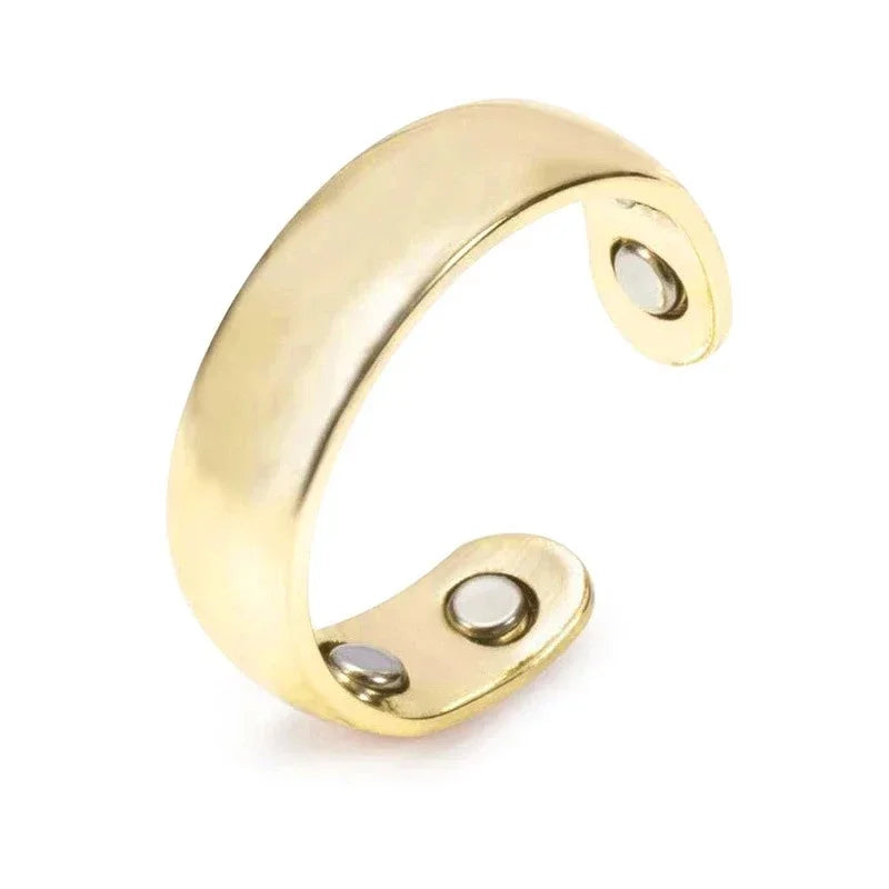 Anillos de terapia magnética punk de moda para bajar de peso para mujeres y hombres, anillo antirronquidos, adelgazante, quemagrasas, joyería para el cuidado de la salud 