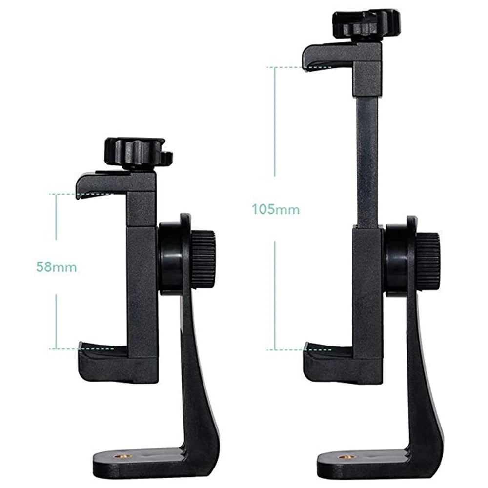 Tripod Mount Adapter 360 Degrees Rotatable Stand Mount Adapter For iPhone Xiaomi Samsung Smart phone Tripods Stand Accessories Leedoar