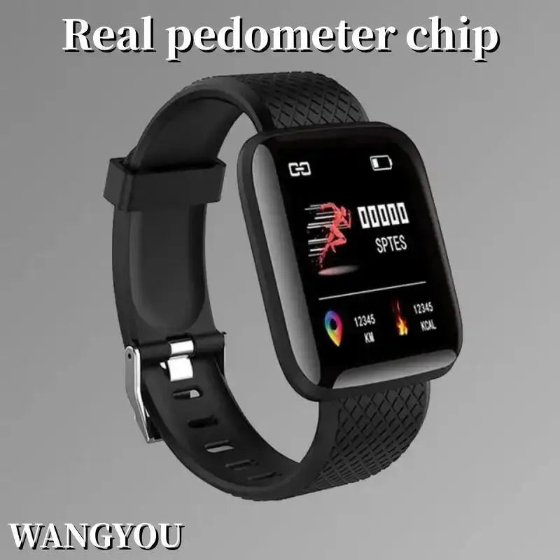 Smartwatch com chip de pedômetro verdadeiro e conexão multifuncional Smartwatch adequado para homens e mulheres e IOS Android 