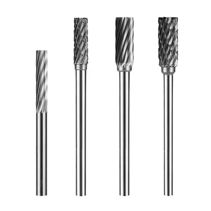 Tungsten Carbide Rotary File hard alloy rotary bur Drill Bit engraving cutter 3mm shank Grinding Head Leedoar