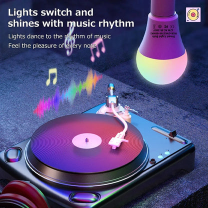 Tuya WiFi Bluetooth E27 Smart Bulb RGBCW 100-240V 10W LED Lamp E27 Light Bulbs App Voice Control Support Alexa Google Home Alice Leedoar