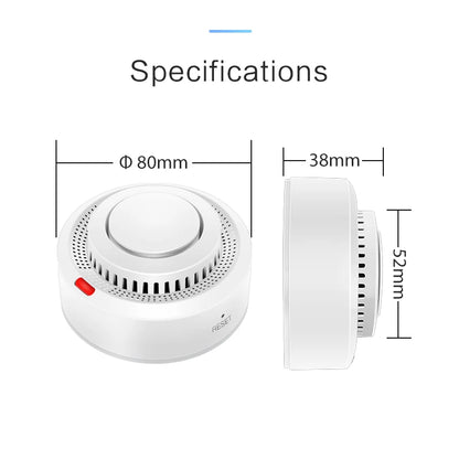 Tuya WiFi Smoke Alarm Fire Protection Smoke Detector Smokehouse Combination Fire Alarm Home Security System Firefighters Leedoar