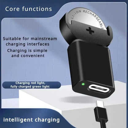 Type-C Intelligent Charging Button Battery Charger Is Suitable For Various Types Of Batteries Easy To Operate And Durable Leedoar
