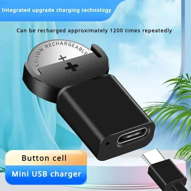 Type-C Intelligent Charging Button Battery Charger Is Suitable For Various Types Of Batteries Easy To Operate And Durable Leedoar