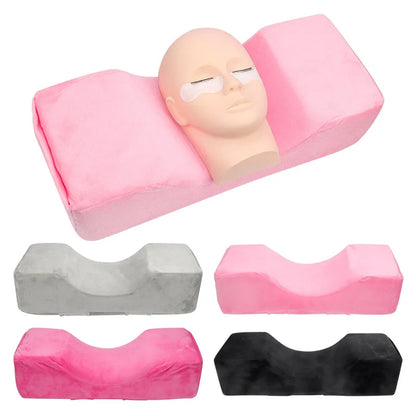 Almohada para injerto de pestañas postizas en forma de U, soporte profesional para el cuello, herramientas de maquillaje facial, reposacabezas de belleza, almohada suave 