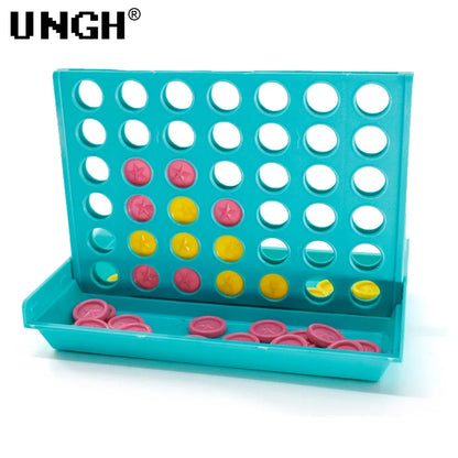 UNGH Four In A Row Bingo Chess Connect Classic Family Board Game Toys Fun Educational Toy for Kids Children Entertainment Game Leedoar