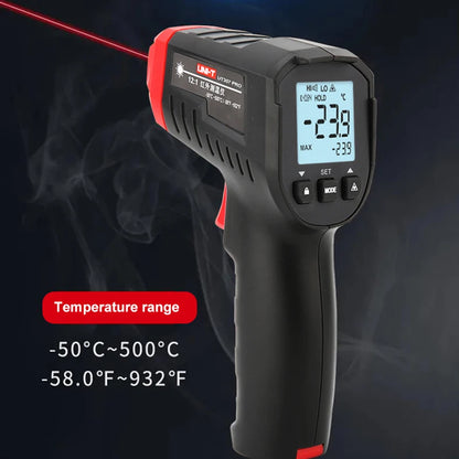 Termômetro digital UNI-T UT306S UT306C Medidor de temperatura a laser infravermelho industrial sem contato Testador de pistola de temperatura-50-500