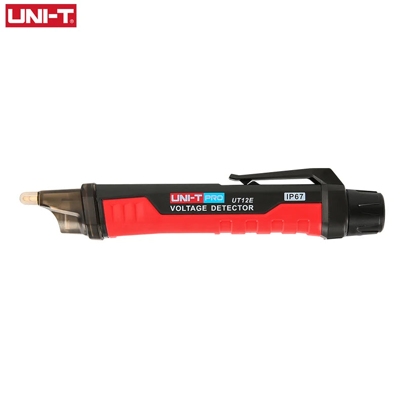 UNI-T UT12E UT12M Tomada de Parede Detector de Tensão CA Indicador 24V-1000V Sem Contato Volt Corrente Sensor Elétrico Caneta de Teste